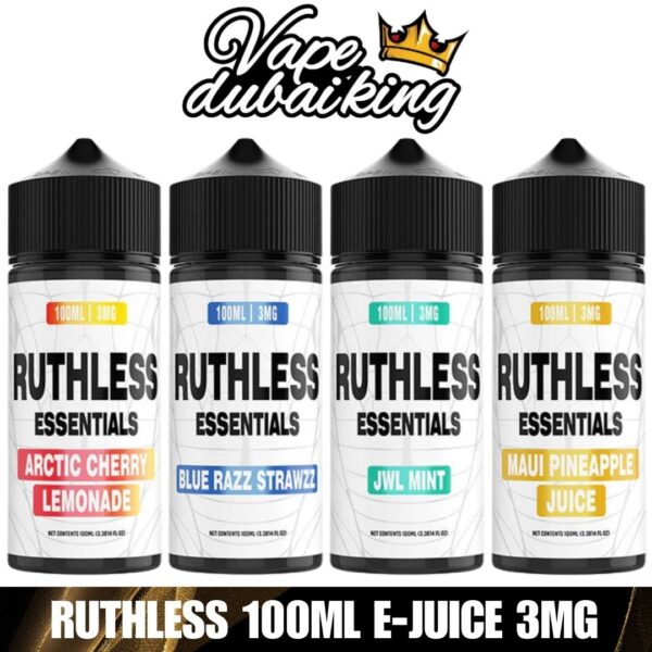 Ruthless Essentials 100ml E-Juice in Dubai 3mg