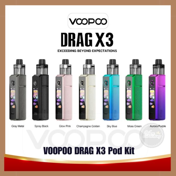 VOOPOO DRAG X3 Pod Kit colors