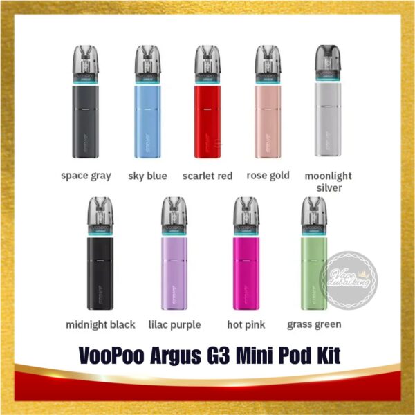 VooPoo Argus G3 Mini Pod Kit colors