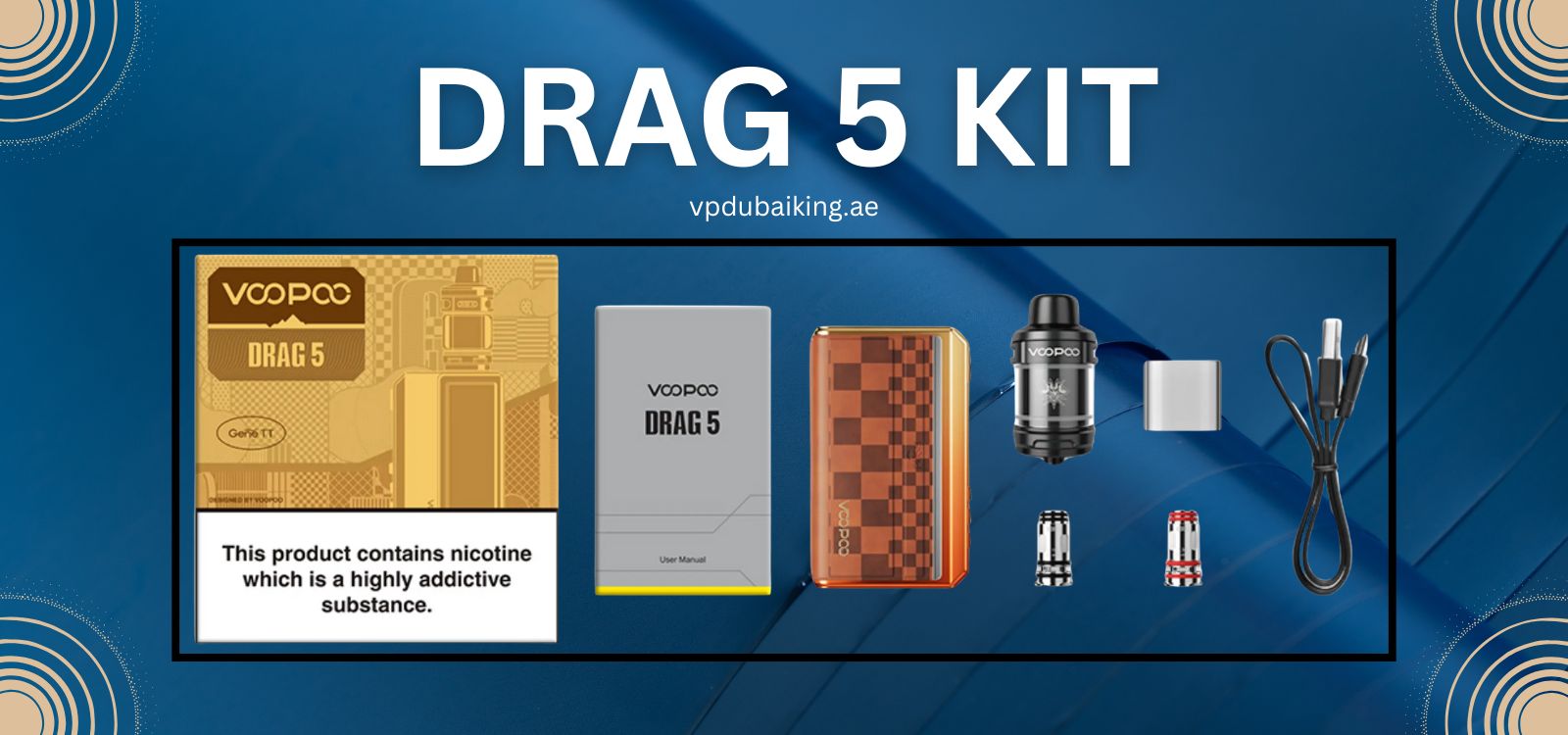 VooPoo Drag 5 Vape Kit 177W in Dubai 3 VooPoo Drag 5 Vape Kit in UAE