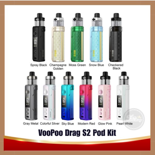 VooPoo Drag S2 Pod Kit colors