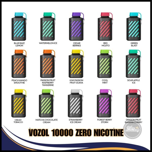Vozol Gear Zero Nicotine 10000 Puffs all Flavors