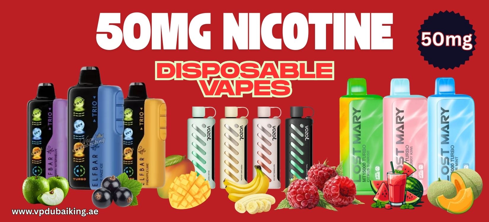 50mg Disposable Vape UAE