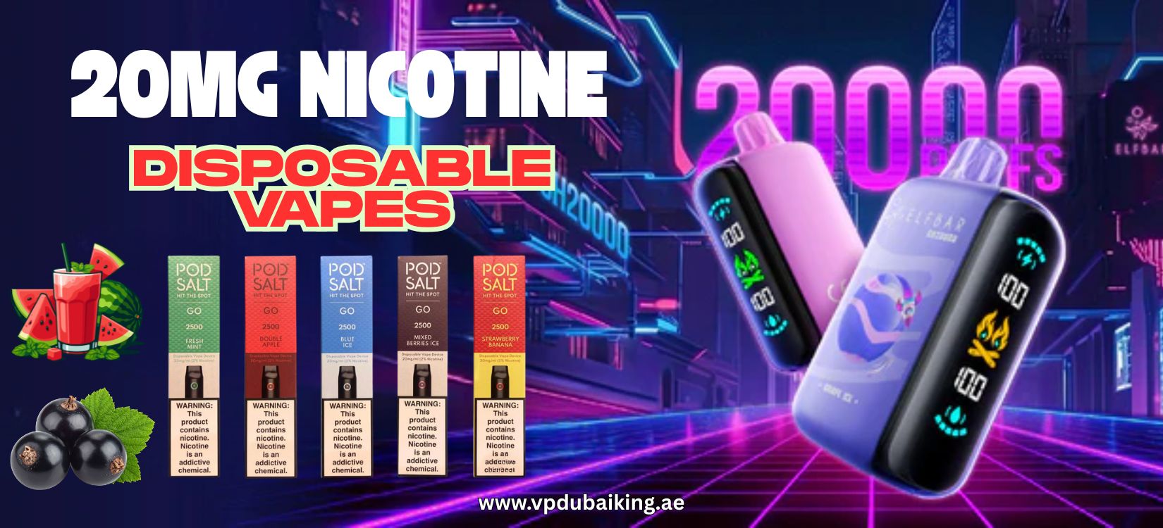 Affordable 20mg Disposable Vape in UAE – Buy Now at Low Prices