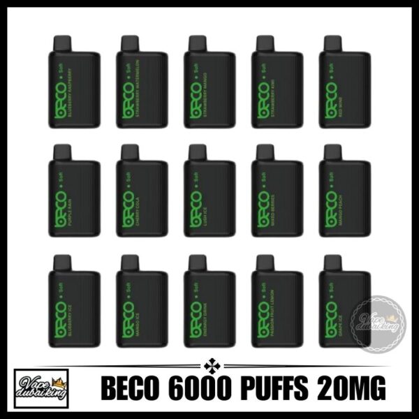 Beco Soft 6000 Puffs Disposable Vape all flavors