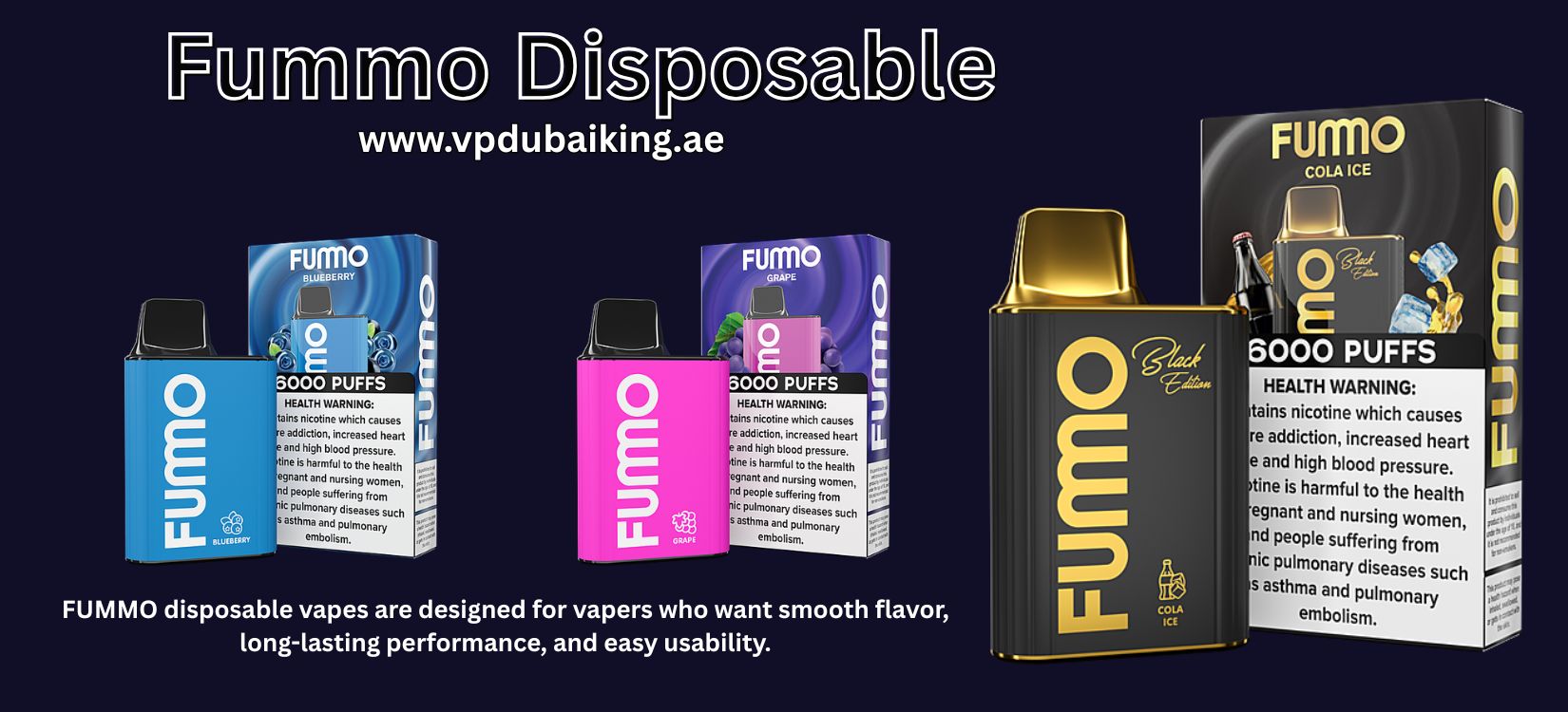 Buy Fummo Disposable Vape in Dubai, UAE