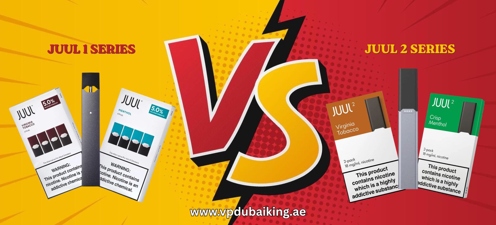 JUUL DUBAI | JUUL VS JUUL 2 | Vape Dubai King