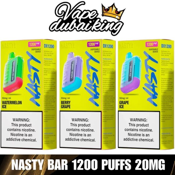 Nasty Bar 1200 Puffs 20mg None Rechargeable Disposable