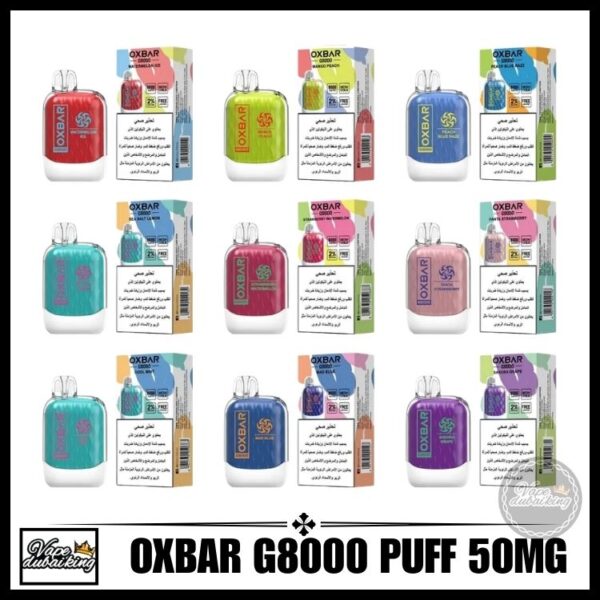Oxbar G8000 Disposable Vape all Flavors