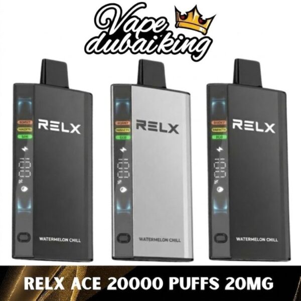 Relx ACE 20000 Puffs 20mg disposable in Dubai