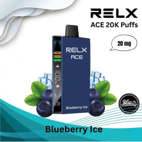 Relx ACE 20000 Puffs Blueberry Ice