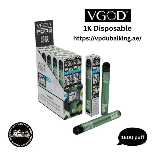 Vgod Pod 1k 20MG Iced Apple Bomb