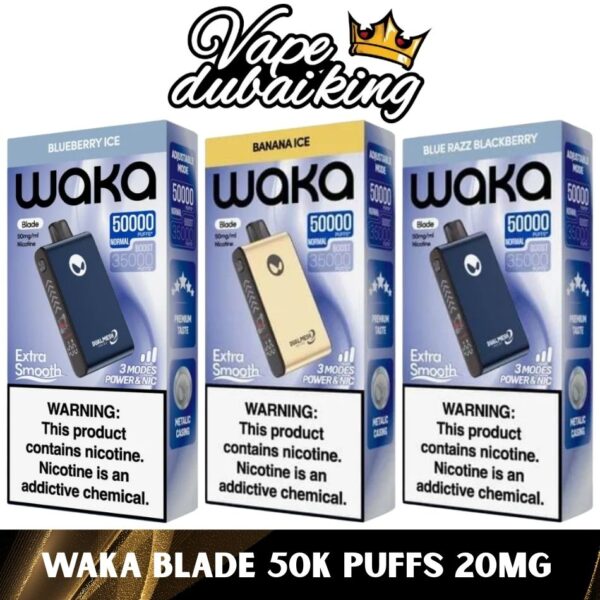 Waka Blade 50000 Puffs 20mg disposable in Dubai
