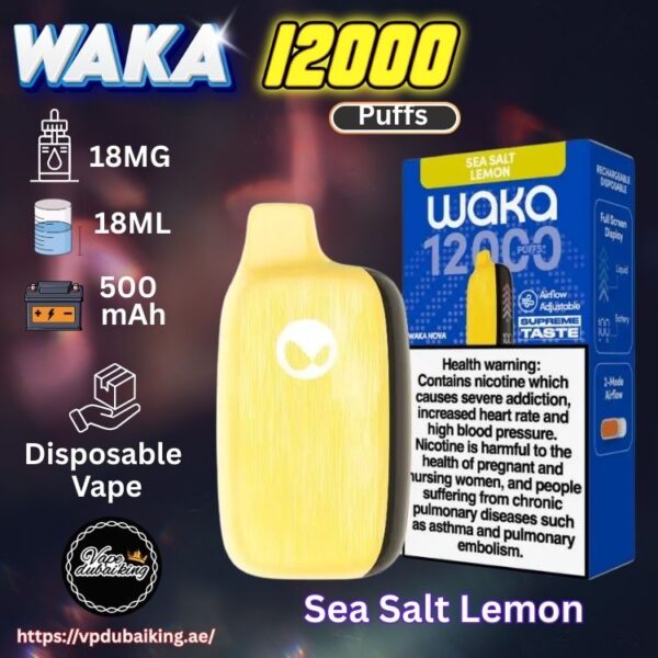 Waka Nova 12000 Puffs Sea Salt Lemon