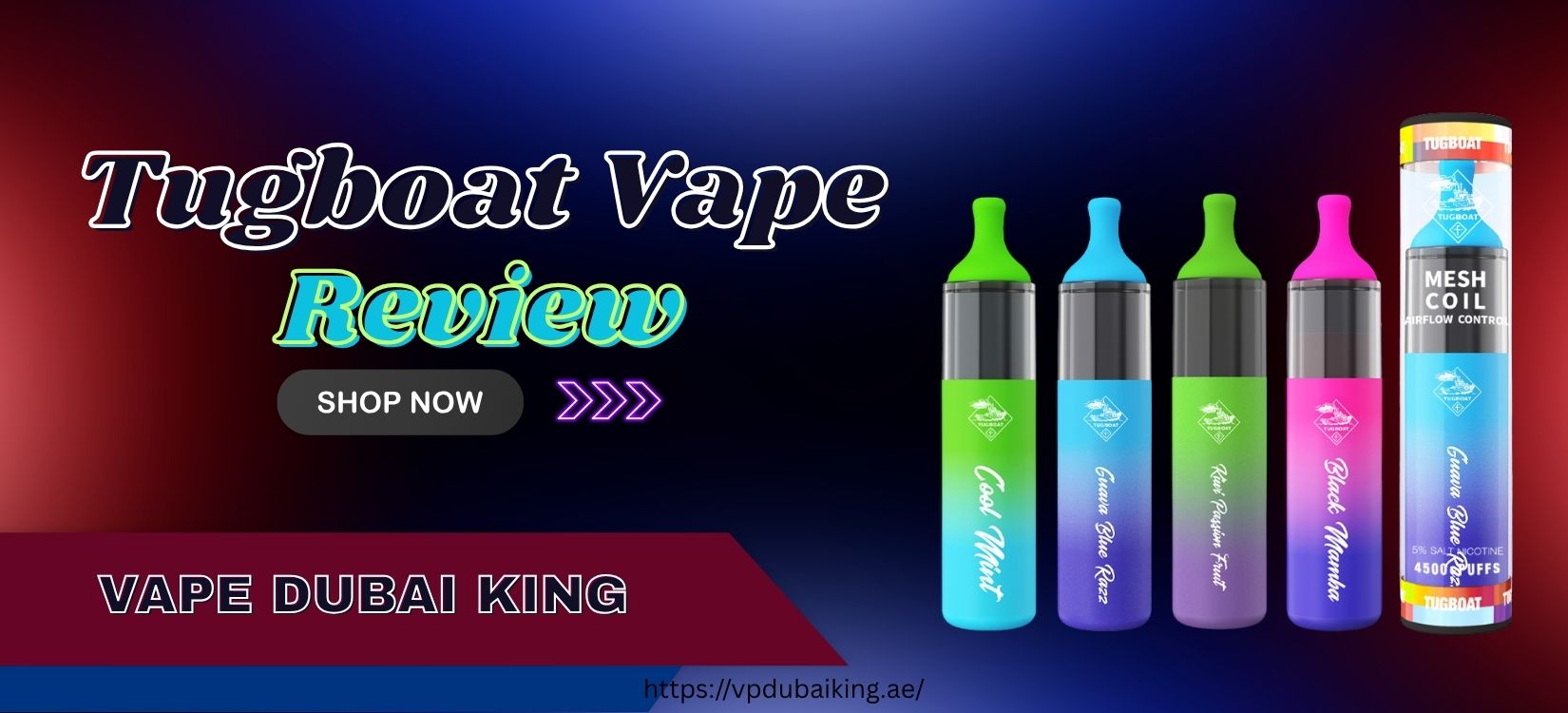 Tugboat Disposable Vape Evo 4500 Series