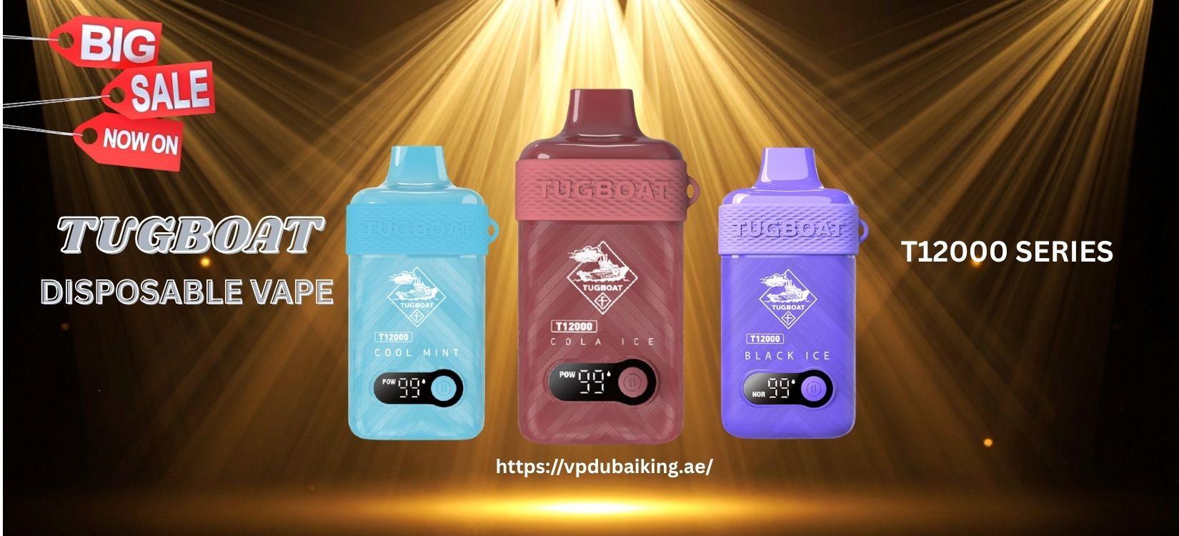 Tugboat Disposable Vape T12000 Series